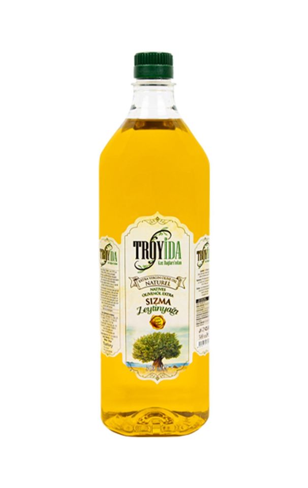 Troyida Naturel Sızma Zeytinyağı Cam Şişe 500 ML